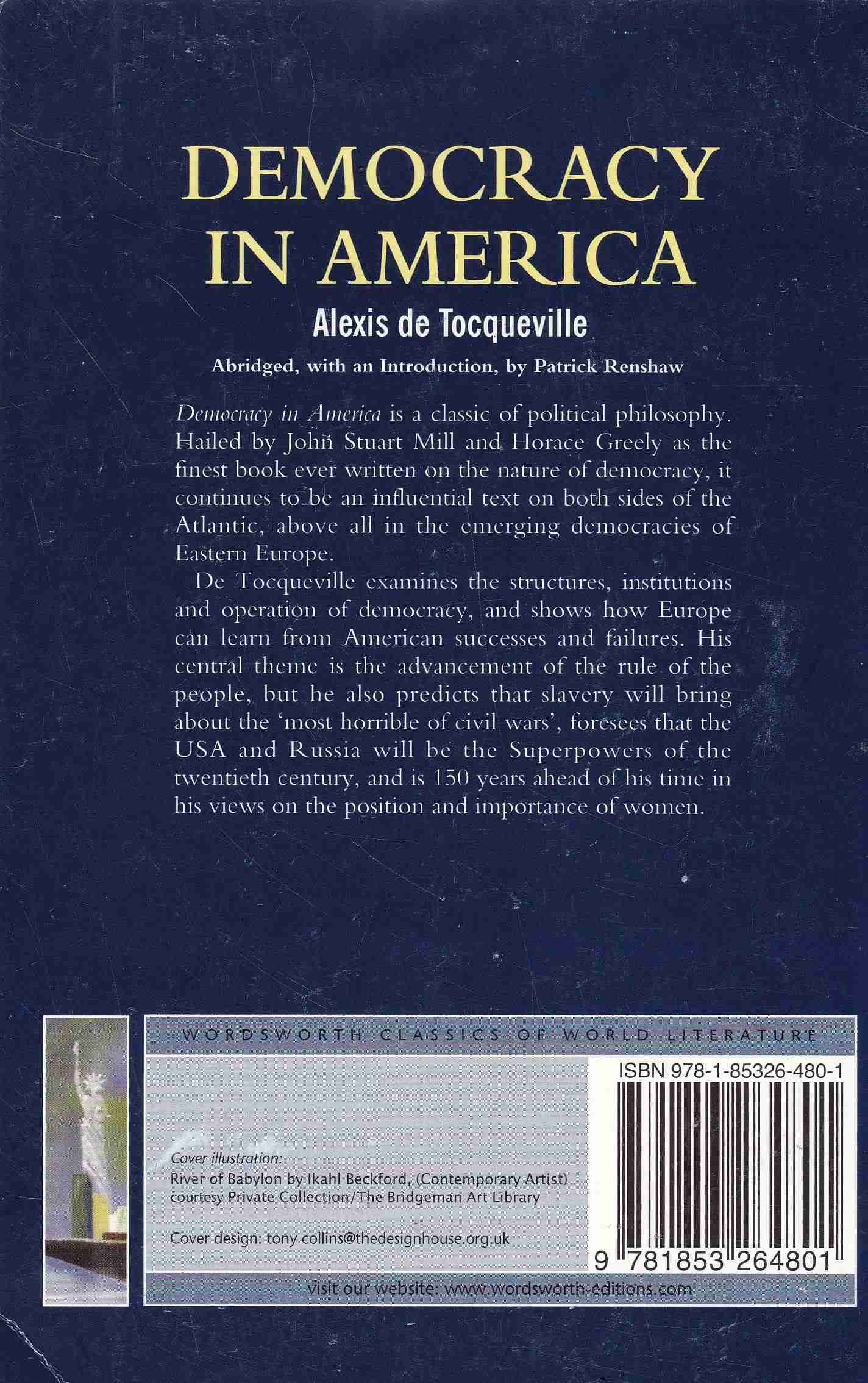 Librairie Bouarroudj - DEMOCRACY IN AMERICA